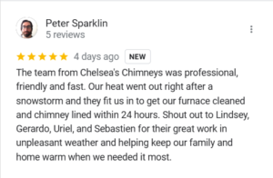 furnace cleaning and chimney lining